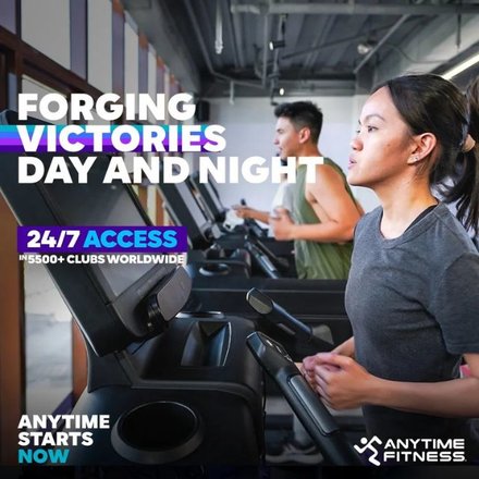 Workout at Anytime Fitness