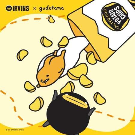 IRVINS x gudetama collaboration event in Singapore IRVINS x gudetama collaboration event in Singapore