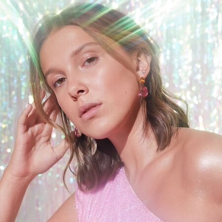 Millie Bobby Brown Starring On 'he Electric State'. Millie Bobby Brown using Florence by Mills makeup.