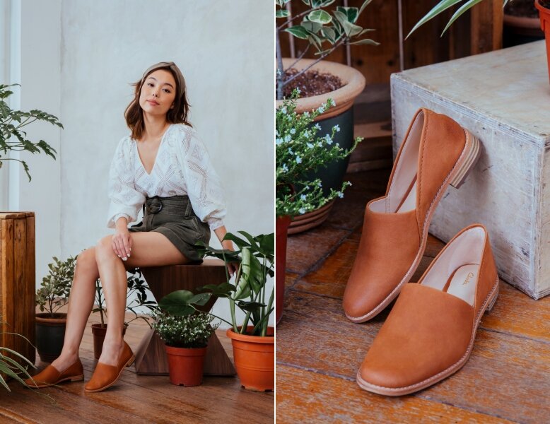 clarks pure easy tan leather