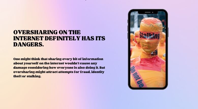 dangers of oversharing on the internet dangers of oversharing on the internet