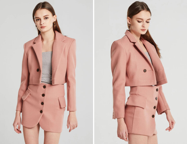 Trending Cropped Blazer Skirt Outfits To Try Now