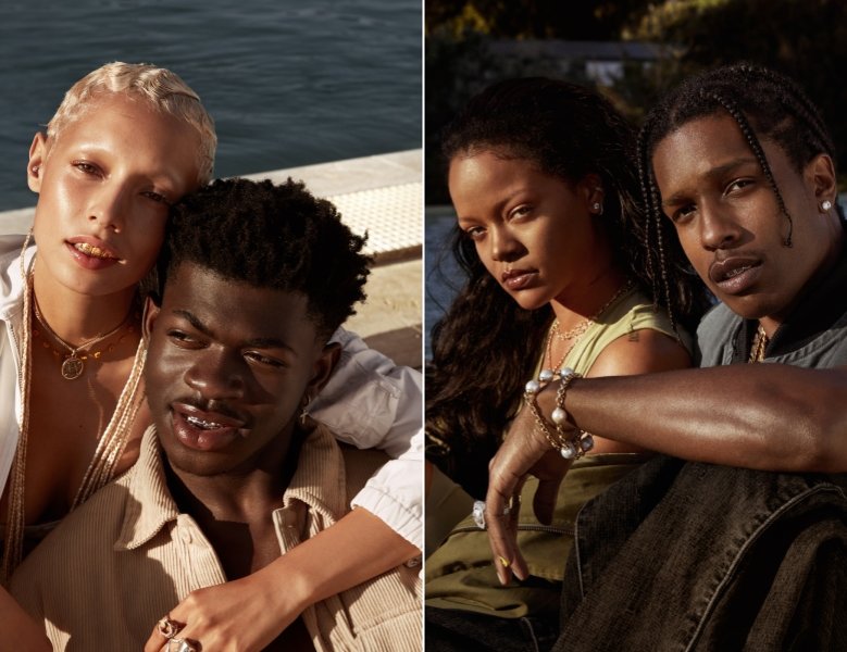 Rihanna's Fenty Skin Ad Campaign With A$AP Rocky, Lil Nas X