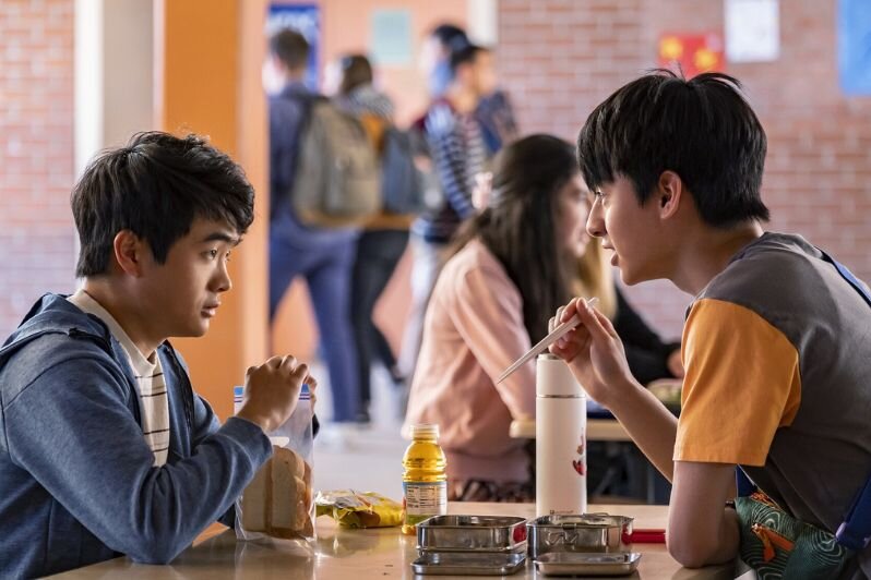 Ben Wang and Jimmy Liu in American Born Chinese Ben Wang and Jimmy Liu in American Born Chinese