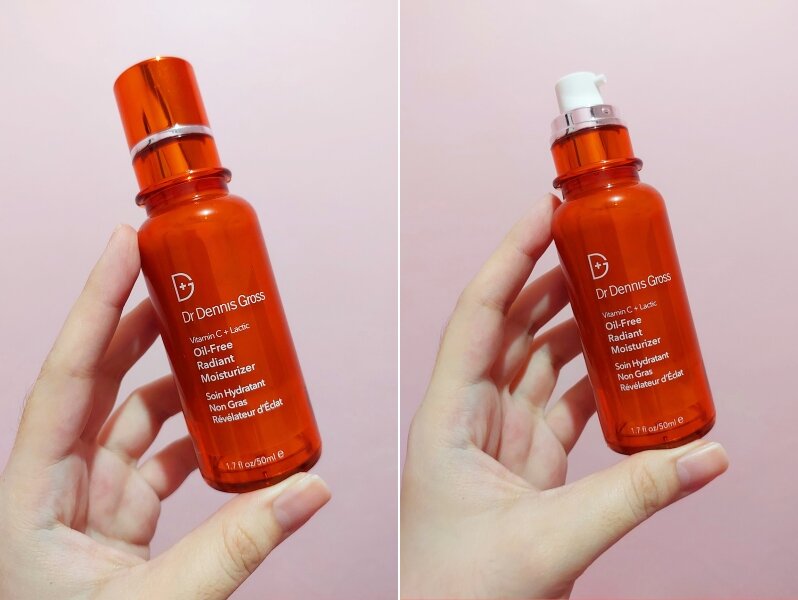 Dr. Dennis Gross Vitamin C Lactic Oil-Free Radiant Moisturizer packaging Dr. Dennis Gross Vitamin C Lactic Oil-Free Radiant Moisturizer packaging