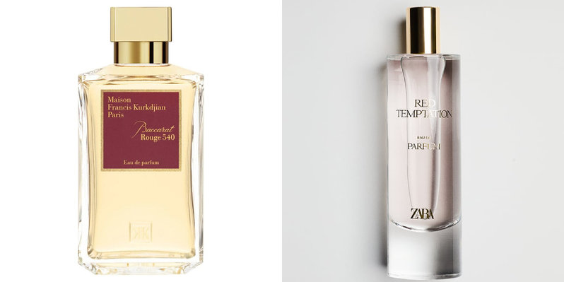 9 Zara Perfume Dupes For High-end Fragrances: Maison Francis Kurkdjian ...