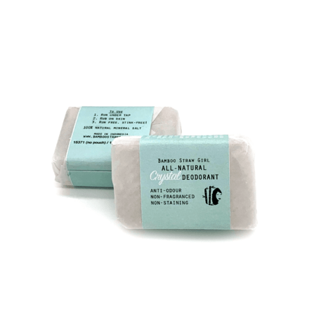 Bamboo Straw Girl Crystal Deodorant Bamboo Straw Girl Crystal Deodorant